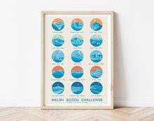Load image into Gallery viewer, Welsh 3000s Challenge poster, 15 peaks Challenge
