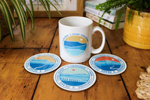Load image into Gallery viewer, Yorkshire 3 Peaks Challenge coasters, Set of 3 Coasters, Pen y Ghent, Whernside, Ingleborough

