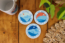 Load image into Gallery viewer, UK National 3 Peaks Challenge coasters, Set of 3 Coasters
